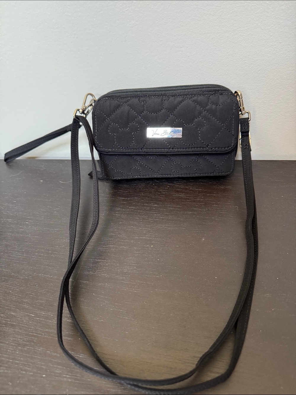 RARE Quilted Mickey Disney Vera Bradley Crossbody wallet
